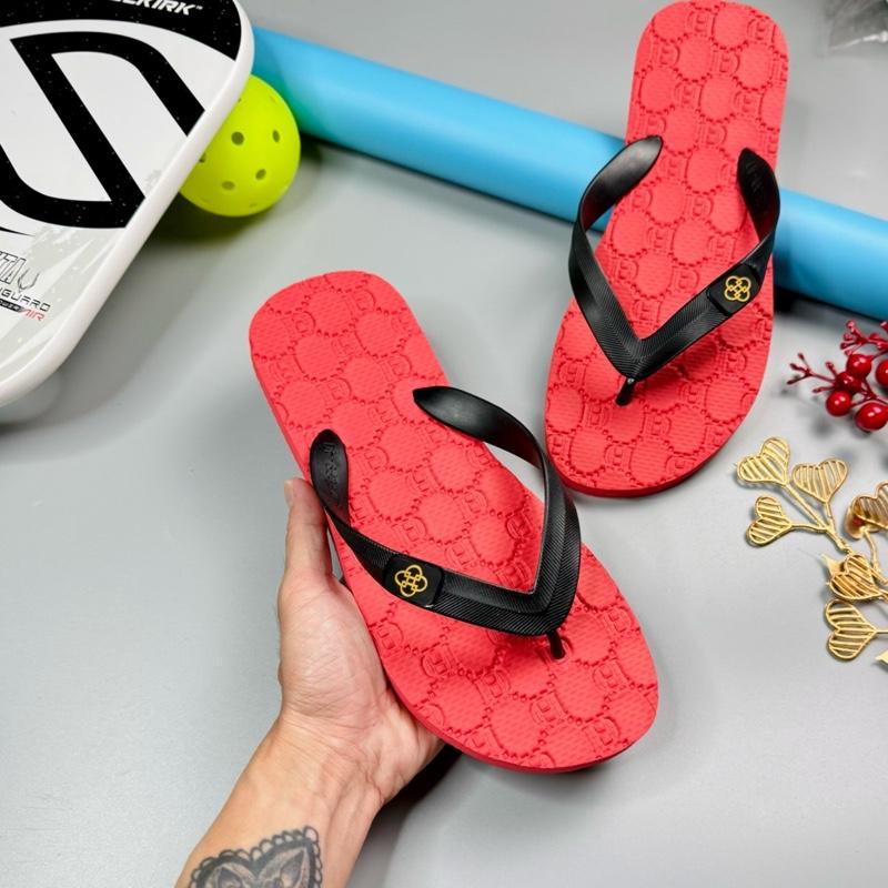 Product Introduction of Dép Thái Lan Đỏ Quai Đen  HD-G.C Dép kẹp Dép Nam Dép Đế Bằng Hoa DéP Cao Su Sandal Nhung Đồng 10