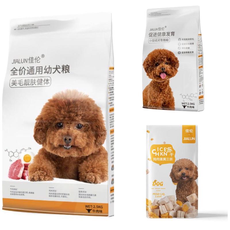 Hạt Jialun Cho Giống Chó Poodle Mọi Lứa Tuổi Nội Địa Trung Vị Bò