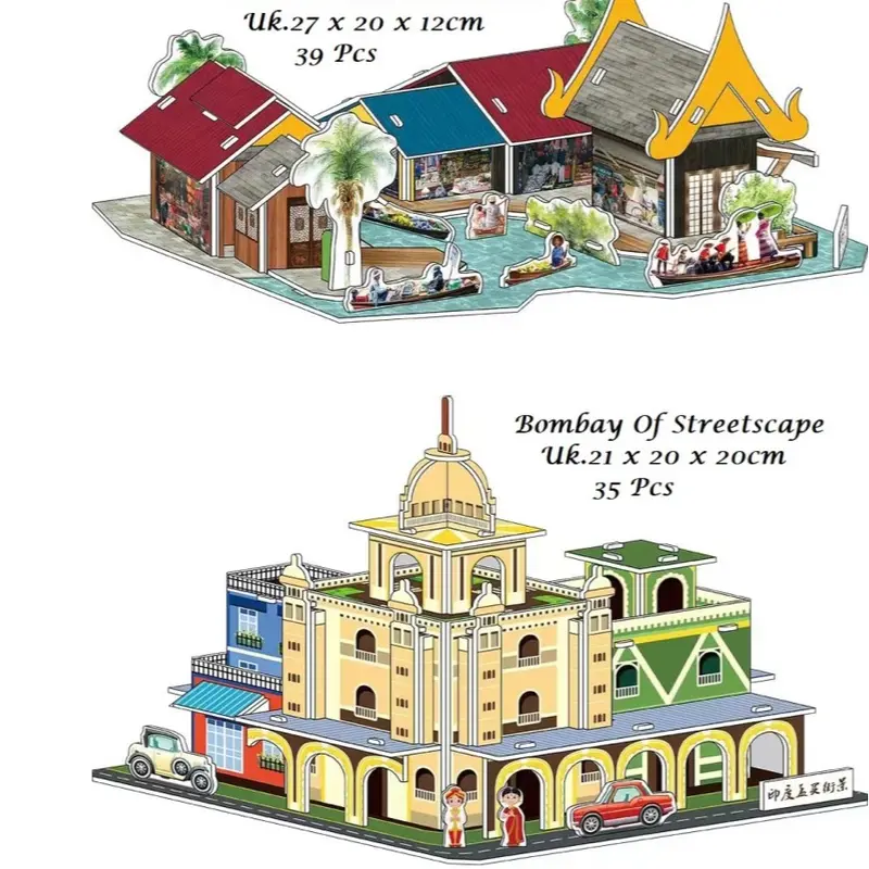Puzzle Foam 3D DIY Asian Style Series / Jepang mainan edukasi anak 1