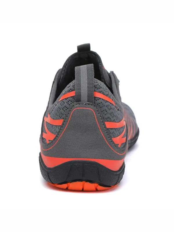 Men's Colorblock Lace Up River Trekking Shoes, Lightweight Breathable Comfortable Sports Shoes, 2024 Summer Water Shoes Aqua Shoes, Back-To-School Barefoot Shoes, Outdoor Hiking Shoes For All Seasons 1