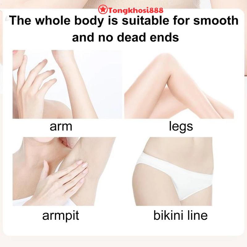 PVN64236 Kem tẩy lông vĩnh viễn không gây kích ứng 60g Kem tẩy lông tẩy lông vùng kín, nách, tay, chân Women Nữ Cạo Râu Cho Bé 4