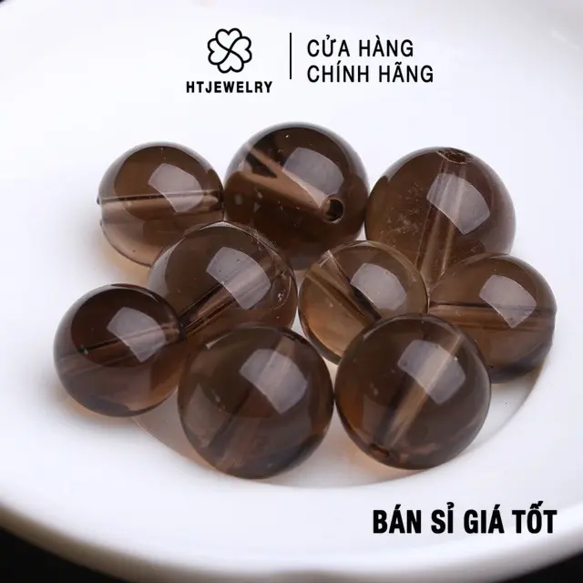 [SIÊU RẺ] 1 HẠT Thạch Anh Khói Hàng Đẹp HTJEWELRY PH512
