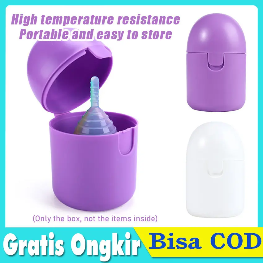 Tempat Sterilisasi Menstrual Cup Tempat Penyimpanan Wadah Menstrual Cup Reusable
