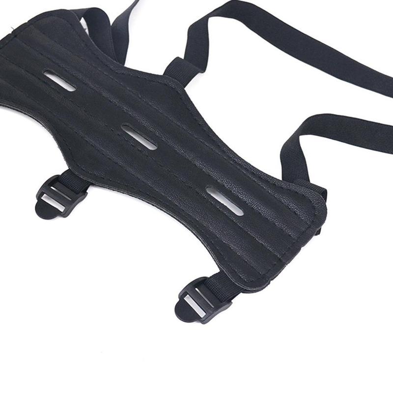 Product Introduction of 1Pcs Achery Arm Forearm Guard Finger Tab Protector Set Leather For Traditional Recurve Bow Y6S9 34