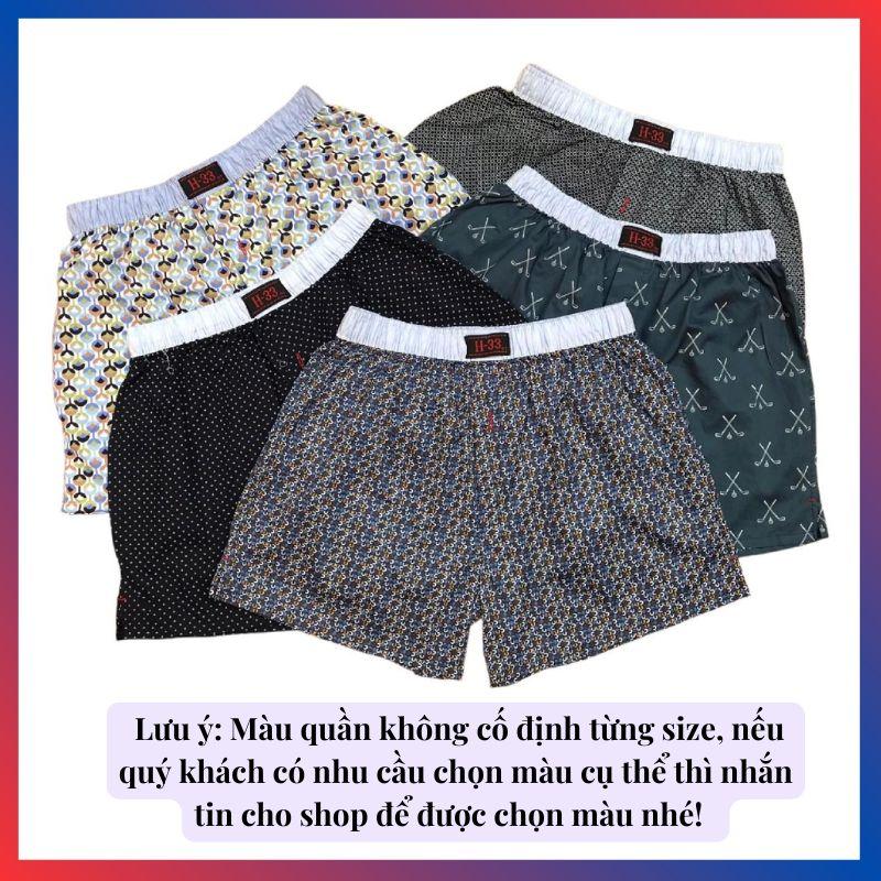 Combo 5 quần đùi ngủ nam H33 Kate Cotton hoạ tiết sáng tối mặc thoải mái dễ chịu hàng Tốt Loại 1
