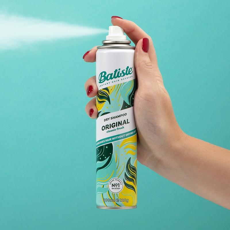 Dầu Gội Khô Batiste Dry Shampoo Giảm Bết Dính, Mồ Hôi Tóc Sạch Thơm Bồng Bềnh 200ml, 50ml 6