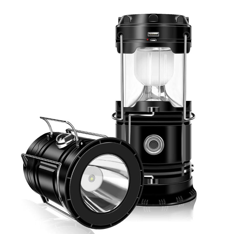 Product Introduction of Solar Powered Flashlight Lamp, Outdoor Camping Lamp, Usb Charging Hand Lamp, Suitable for Camping Hiking Fishing Expedition, Travel Accessories 4
