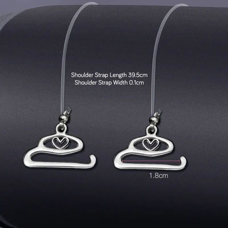 Dây Áo Ngực Trong Suốt, Phụ Kiện Áo Ngực Silicon, Dây Đeo Vai Áo Ngực, Dây Đeo Vô Hình Móc Có Thể Điều Chỉnh Cho Nữ, 1 Đôi, Thích Hợp Cho Mùa Hè