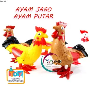 GROSIR GROSIR MURAH MERIAH MAINAN ANAK AYAM JAGO PUTER MAINAN AYAM JENGGER BERJALAN YI3