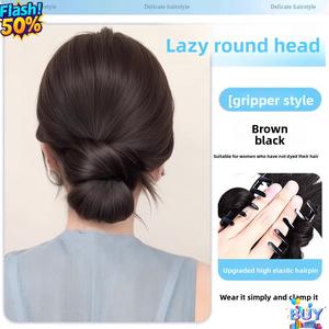 กิ๊บติดผมทรงซาลาเปา, สต็อกพร้อม, สำหรับผู้หญิง, ผมเหมือนจริง, ธรรมชาติและขี้เกียจ, เครื่องมือจัดแต่งทรงผม, วิกผมปุย, แฟชั่นผู้หญิง, การออกแบบที่ดี, ปี 2025