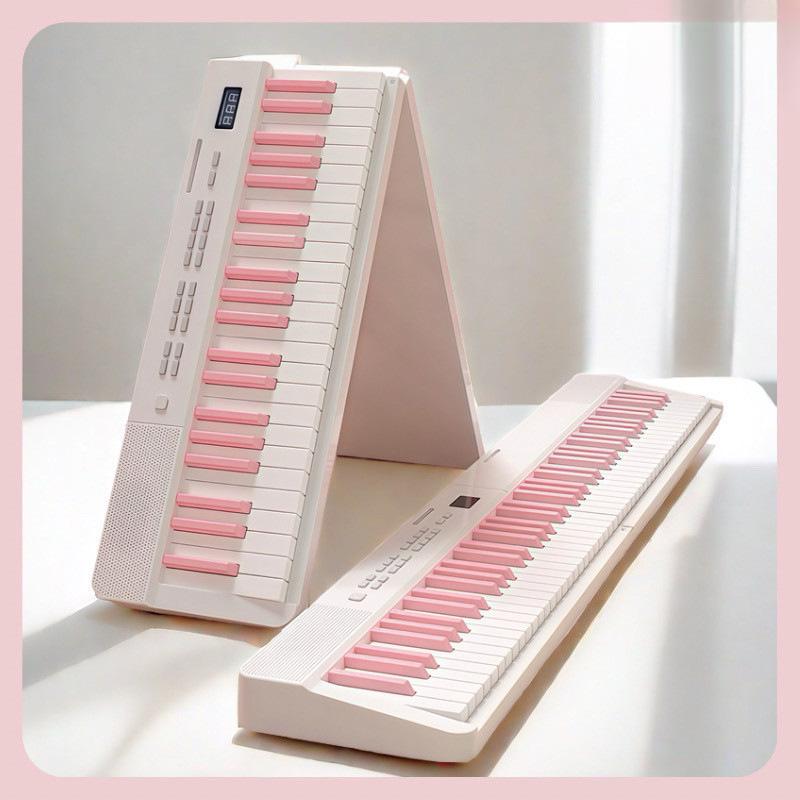 Đàn Piano Điện Gấp Gọn, Digital Foldable Piano, Bluetooth, 88 Phím, Túi Đựng, Tai Nghe, Chân 2X, Ghế