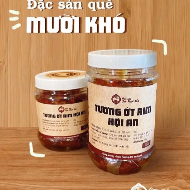TƯƠNG ỚT RIM HỘI AN ĐẶC SẢN QUÊ MƯỜI KHÓ 500G & 300G 0