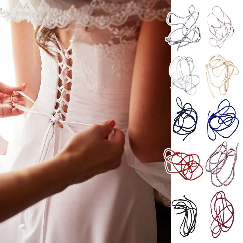 Dây Thay Thế Dây Kéo Váy Cưới, Dài 2M, Dây Đeo Áo Nịt Áo Choàng Corset, Dây Đeo Băng Quấn 1