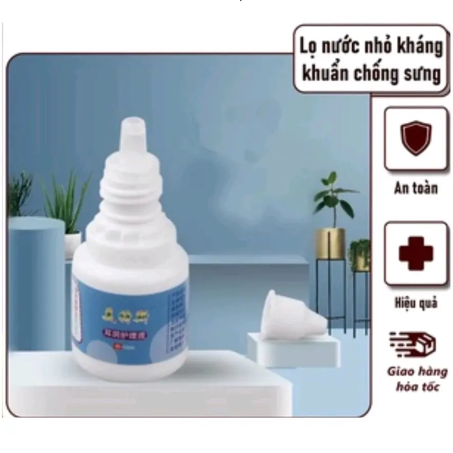 Dung dịch chăm sóc sau bấm lỗ tai chống sưng, viêm