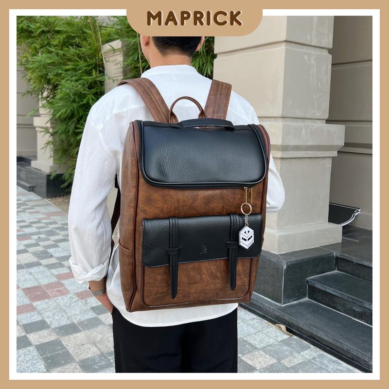  Balo da MAP 03 chống nước thời trang dành cho nam và nữ - kích thước  31cm ngang x 43cm chiều cao BL26 Đeo Vai Backpack balo  ngang 