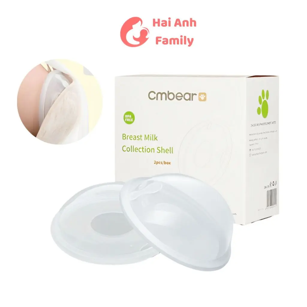 Phễu hứng sưɑ~ silicon cao cấp, giúp hứng sưɑ~ khi đi ra ngoài CmBear