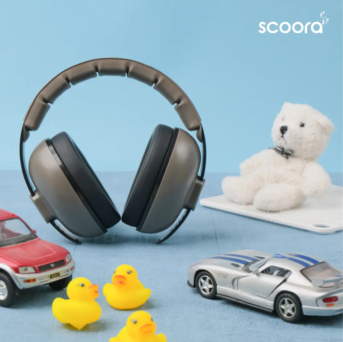 SCOORA Cronos Baby Earmuff - Choco