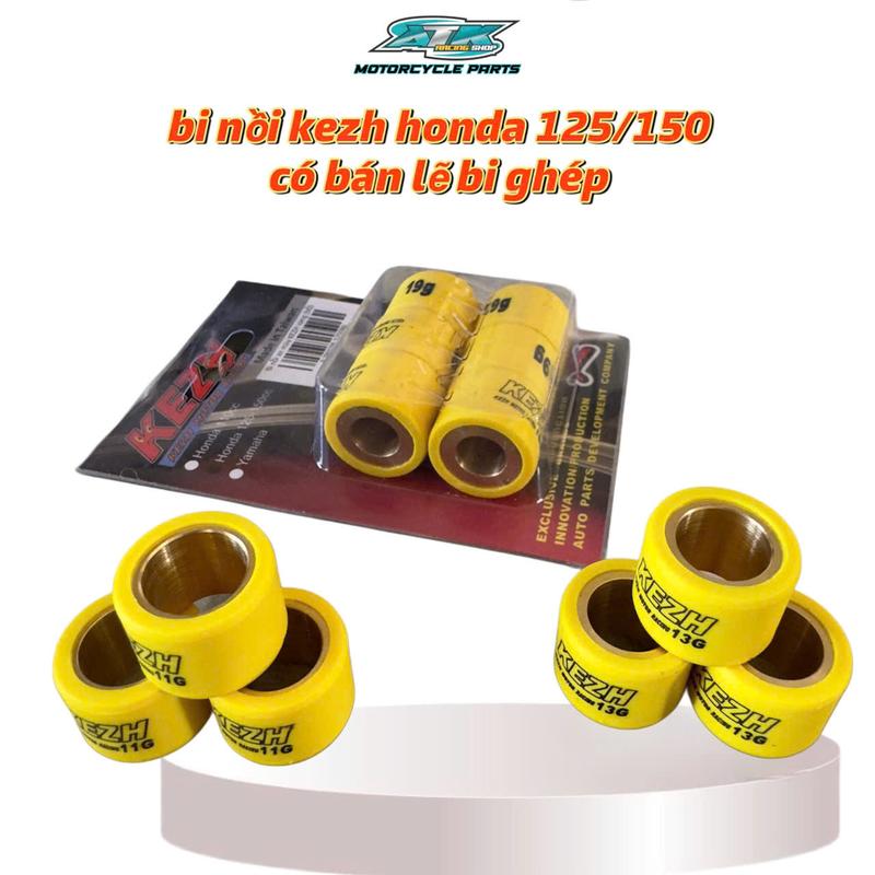  Bộ Bi Nồi Kezh Dành Cho Xe Tay Ga HonDa 125 150 Có Bi Lẽ Ghép Nhiều Thông Số Gam. Phụ Tùng 