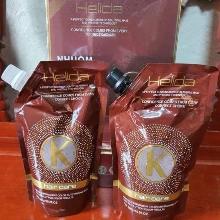 Phủ bạc cho tóc màu nâu socola Nhuộm Tóc Đổi Màu Tóc