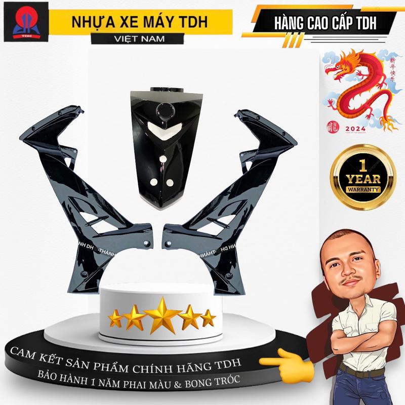 [ Thành DH ] Combo Yếm trong + Nạ 3 Lỗ Cao Cấp Chính Hãng TDH - Nhựa Xe Máy Sirius 110 & 50