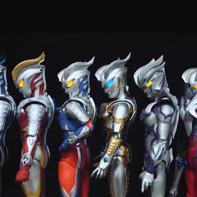 Bộ nhà để xe đồ chơi Ultraman, Bleszefalland, khớp SHF, siêu dễ thương, Selodiga và Jedezeta hoạt hình, thích hợp cho trẻ em,
