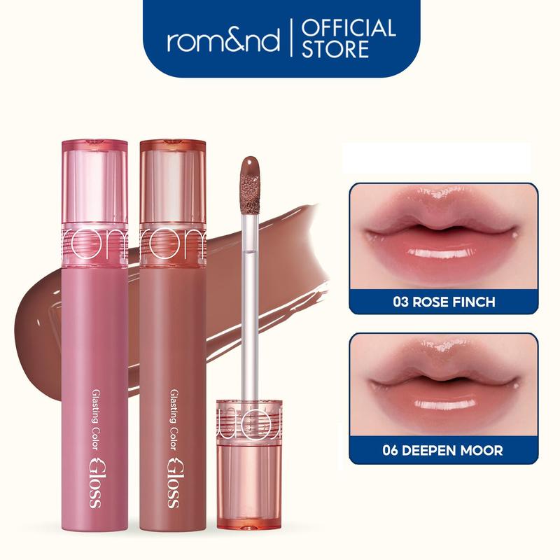  ROMAND  Combo 2 Son Bóng Romand Glasting Color Gloss 4gx2 
