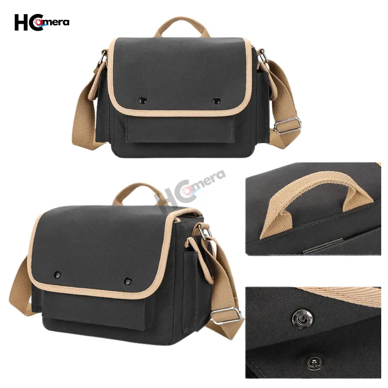 Túi Đựng Máy Ảnh, Ipad mini Cao Cấp HC48 Vải Canvas, Chống Sốc, Chống Thấm Nước - Bag - Camera 1