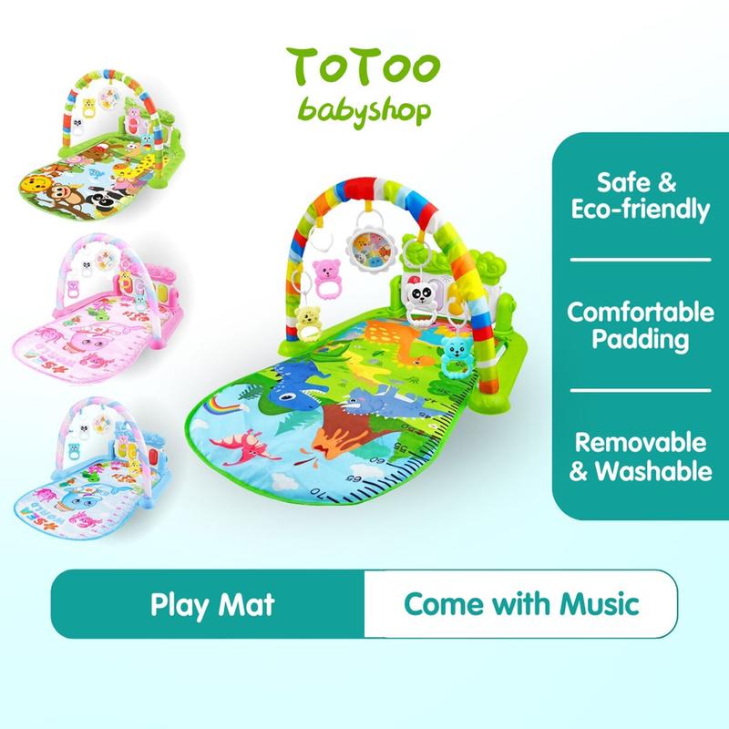 【Local Stock】Kid Baby Music Rack Play Mat Colourful Musical Play ...