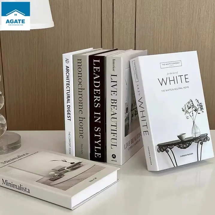 Sách giả , sách decor trang trí bàn làm,  Mô hình sách giả decor phụ kiện chụp ảnh trang trí cửa hàng hiện đại.