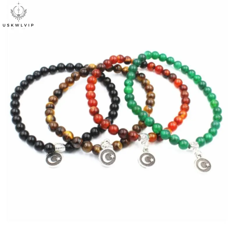 Muslim Prayer Beads Islam Small Tasbih Bracelet 33-Bead 6Mm Tasbeeh Islamic Jewelry For Women Men Dhikr Beads Masbaha Misbaha For Women Couple Bracelets