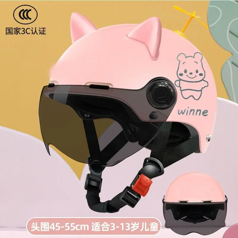 Mũ bảo hiểm trẻ em tiêu chuẩn quốc gia, dành cho bé gái và bé trai từ 6 đến 12 tuổi, mũ bảo hiểm dễ thương, mũ bảo hiểm nửa đầu cho Em Bé Mũ bảo hiểm an toàn, 4 tuổi, 20253C