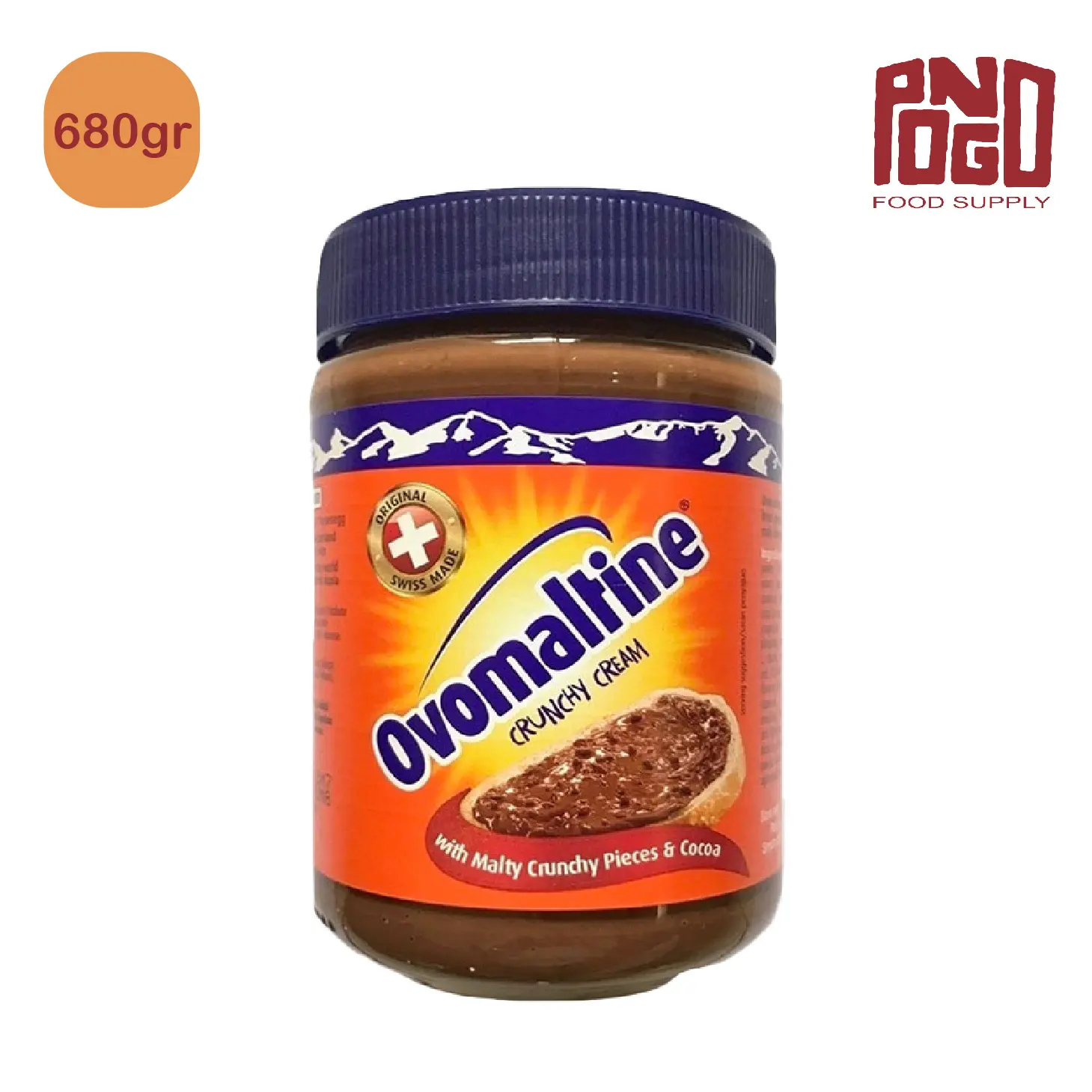 OVOMALTINE CRUNCHY 680GR SELAI COKLAT OVOMALTINE