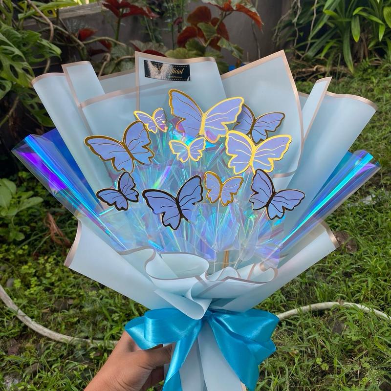 Buket Kupu-Kupu LED Size M Free Packing 3