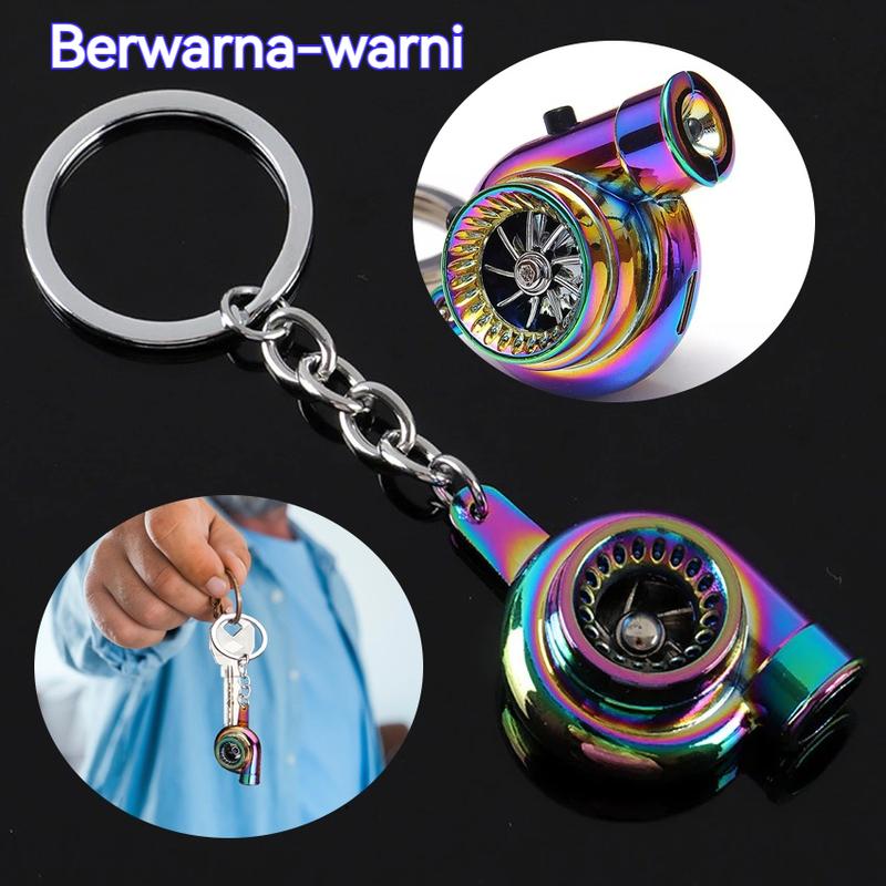 Stutu Turbo Gantungan Kunci Key Ring Model Turbo Miniatur Dapat Diputar ...