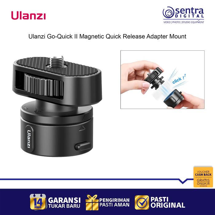 Gambar Ulanzi Go-Quick II Magnetic Release Adapter Mount Set C045GBB1 dari Sentra Digital Kota Surabaya Tokopedia