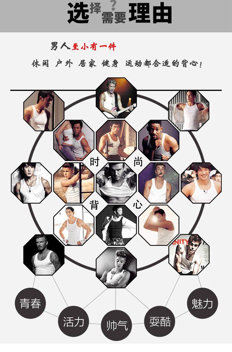 Product Introduction of 2025] Men's Vest Pure Cotton Breathable Sports Summer Slim Fit Sleeveless Solid Color Fashion Tank Top for Men 7