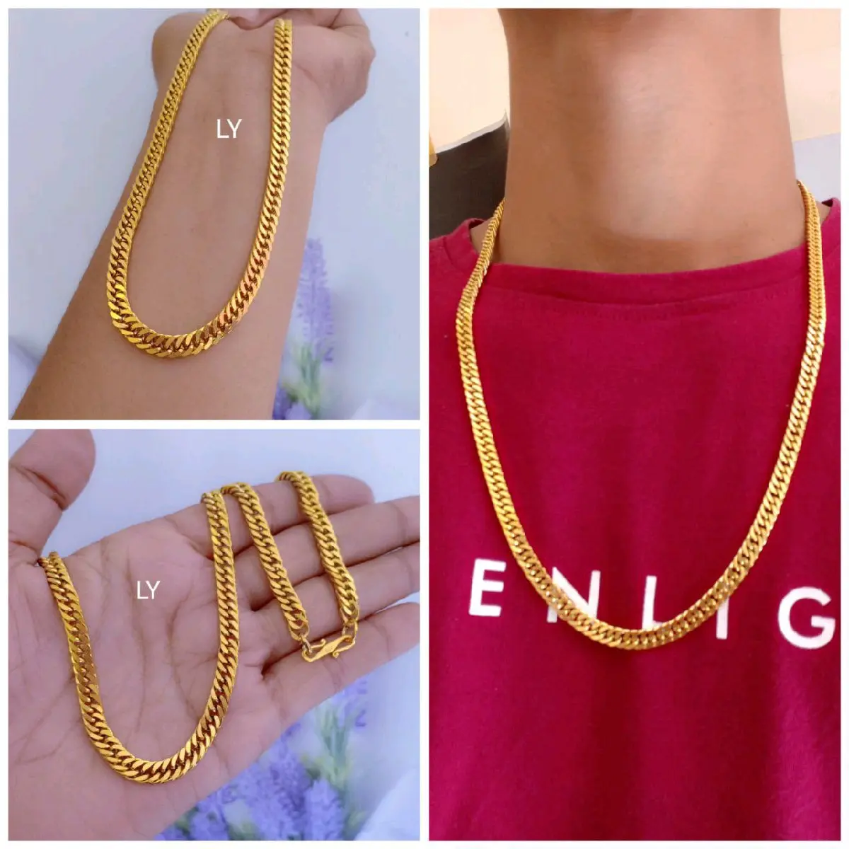 Kalung titanium jumbo lebar 5ml