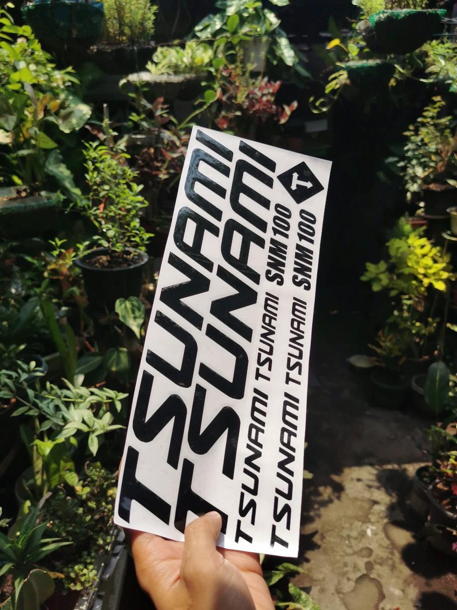 Tsunami snm 100 vinyl decals /sticker waterproof - TikTok Shop Philippines