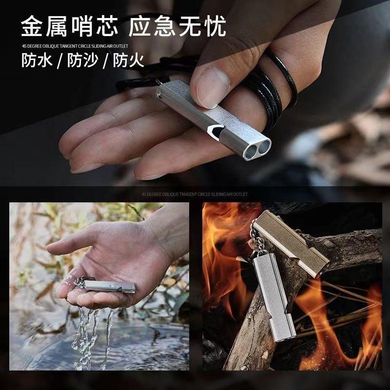 Còi Sinh Tồn Ngoài Trời, Chất Liệu Kim Loại, Tần Số Cao, Thích Hợp Cho Động Đất, Âm Thanh Lỗ Đôi Decibel Cao, Còi Chống Cháy Nổ, Chất Liệu Thép Không Gỉ, 2024 Chất Lượng Cao 7