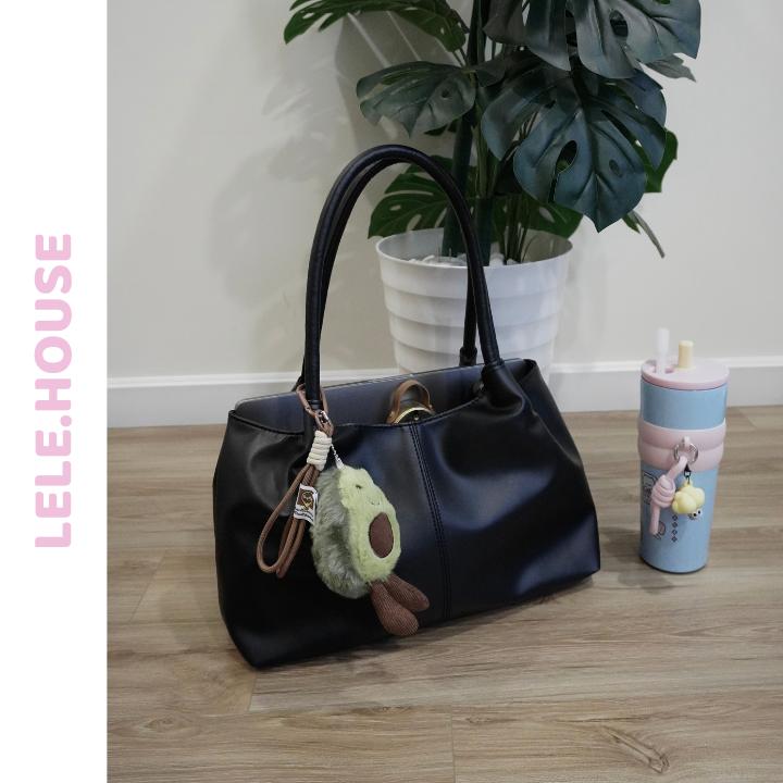 (ĐÃ VỀ SIZE TO) LEATHER TOTE BAG 2 Túi Tote Chất Liệu Da PU (Ảnh thật shop tự chụp)