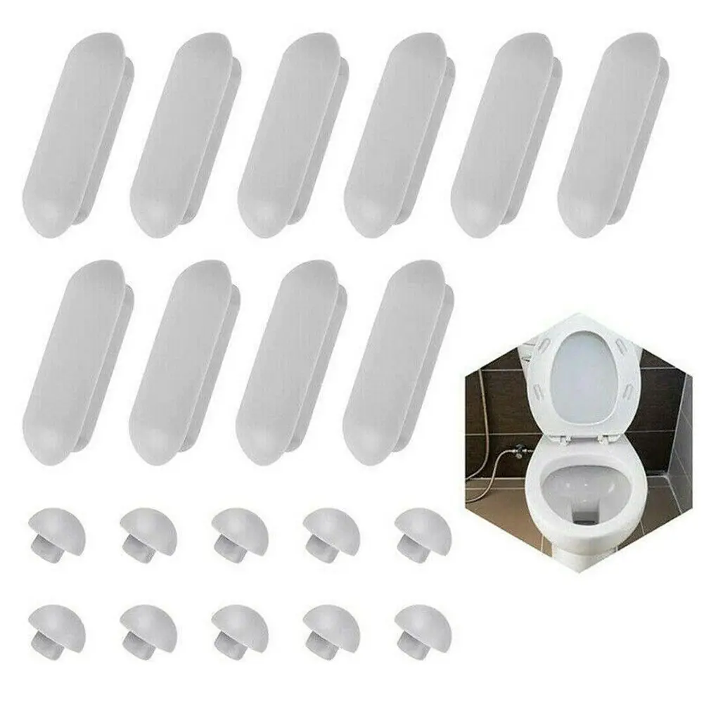 12x Toilet Seat Shock-proof Buffers Bumpers Replacement for Pads Accessories Parts