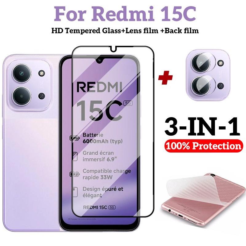 กระจกนิรภัยใส 9H, สำหรับ Redmi 15C, Xiaomi Redmi 15 C, 15C, 14C, 13C, 12C, 13, 12, 13X, A5, A4, A3 P