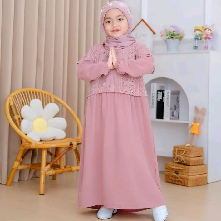 GAMIS MALIKA CRINKLE 2 - 7 tahun 1