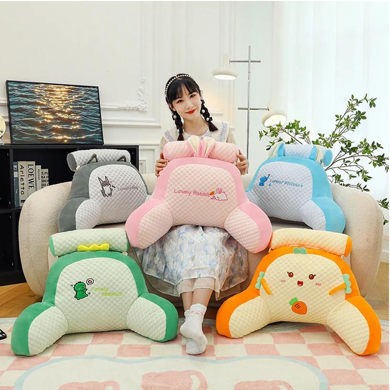 ANVIHOME Gối đệm tựa lưng đầu giường, đệm gác chân, nệm lót ghế ngồi văn phòng sofa xe oto kèm gối