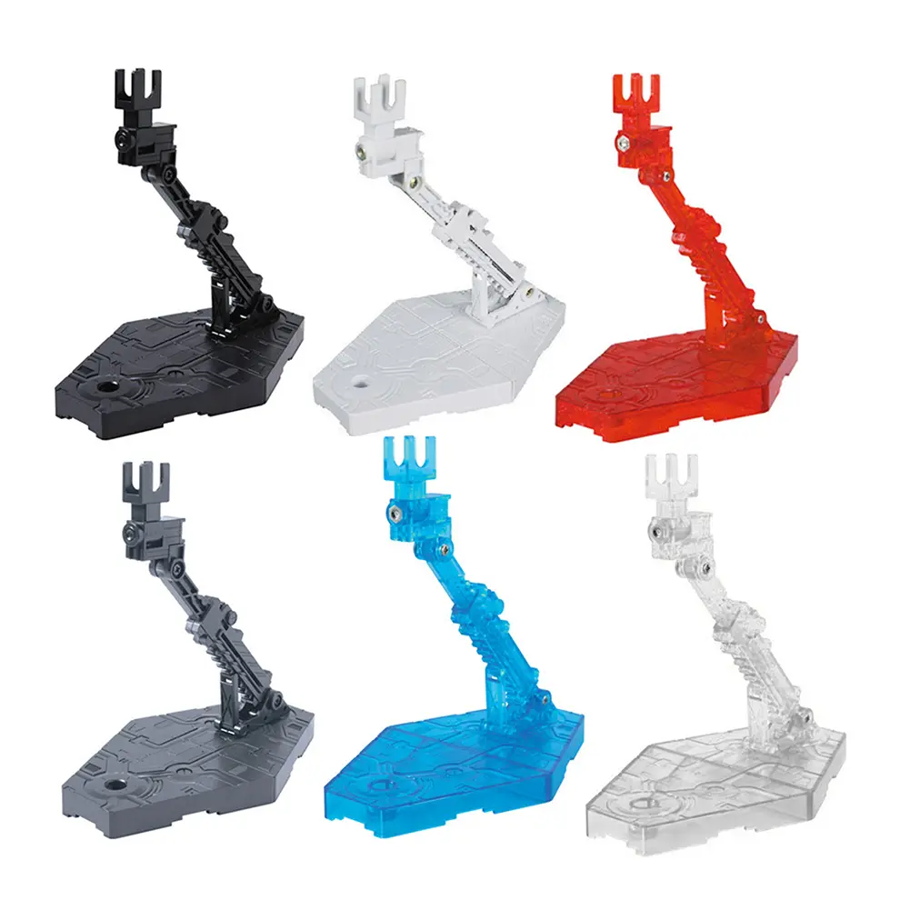 Kf.Q-DIY Adjustable Action Figure Holder Display Stand Base for RG HG 1/144 Gundam