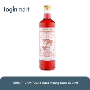 SIRUP TJAMPOLAY Rasa Pisang Susu 630 ml