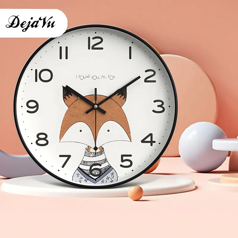 Dejavu Jam Dinding Aesthetic Modern Tahan Lama Bulat Digital Quartz Minimalis Elegant Tahan lama Awet HJD103 Round Digital 0