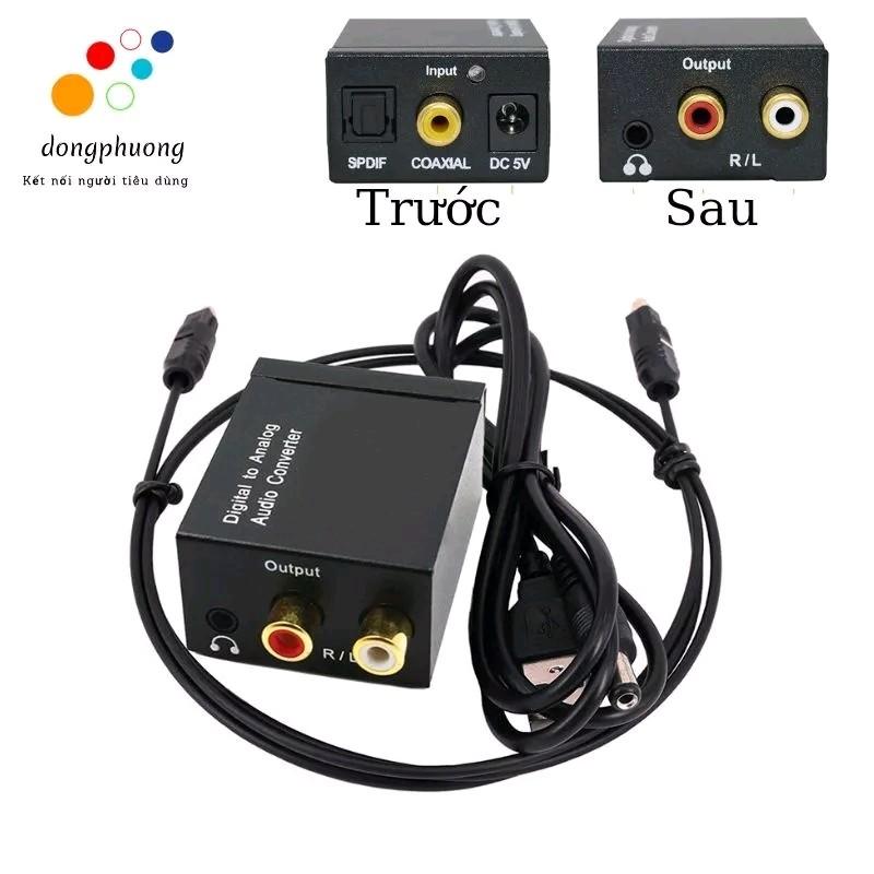 Bộ chuyển đổi âm thanh quang Optical sang jack 3.5mm và audio RL loa amply…