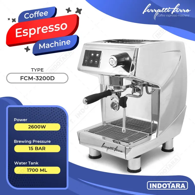 Ferratti Ferro Espresso Machine FCM3200D 2