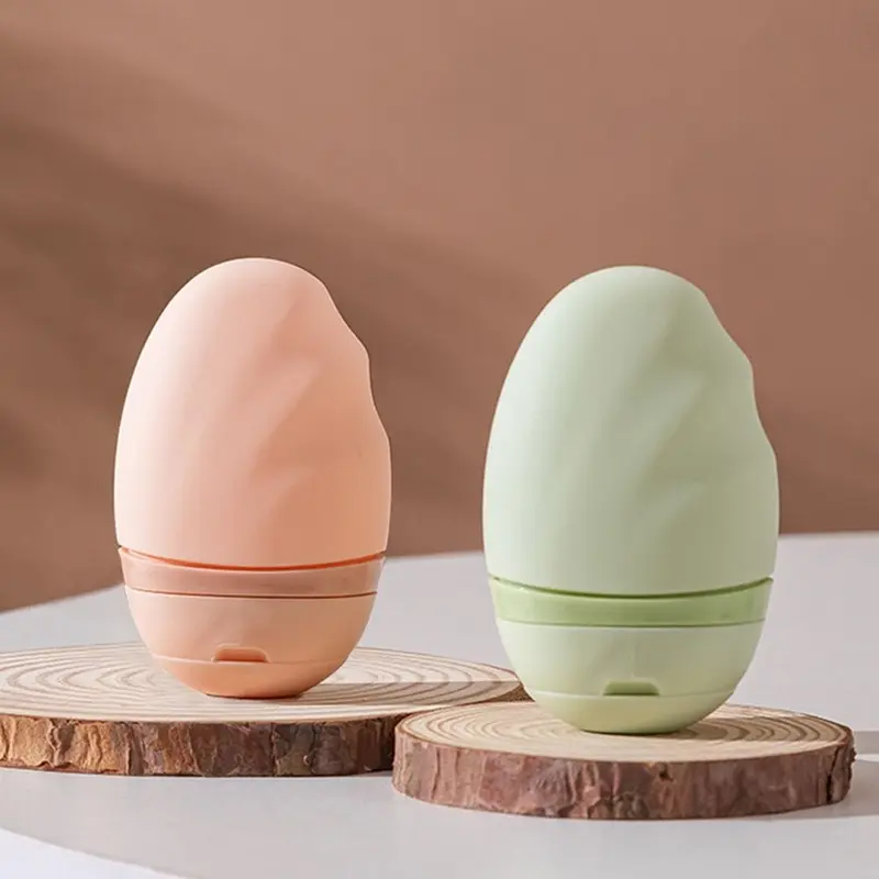 Chai Lưu Trữ Cầm Tay Chai Xẻ Tà, Có Kích Thước 55ml Và 85ml, Nắp Đẩy Lên, Làm Bằng Silicon, Thích Hợp Đi Du Lịch, Chống Rò Rỉ, Chai Rỗng, Có Thể Nạp Lại 3